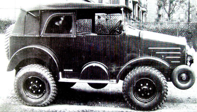    Опытная двухосная машина Laffly R15R с двигателем Hotchkiss. 1936 год