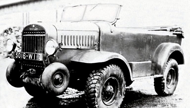 Второй вариант Hotchkiss L480H с изменёнными деталями кузова. 1937 год