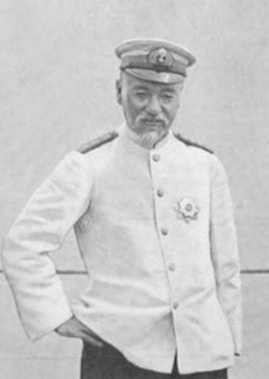 Командующий японским Соединенным флотом адмирал Х. Того