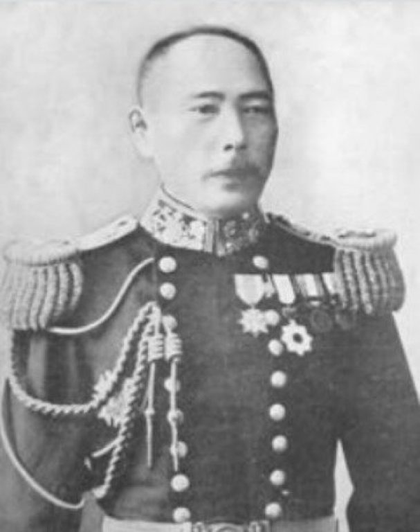 Начальник второго боевого отряда японского флота вице-адмирал Х. Камимура