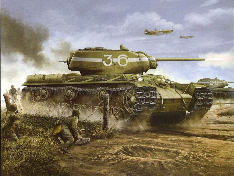 Советские и финские танки Четвёртого Сталинского удара