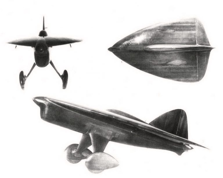       Продувочная модель самолета "Стрела". Источник: https://www.secretprojects.co.uk/