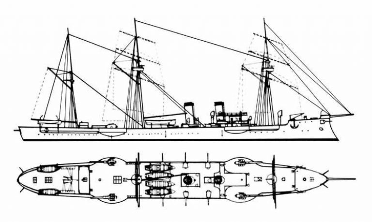 Французское фиаско. Бронепалубный крейсер «Унэби»