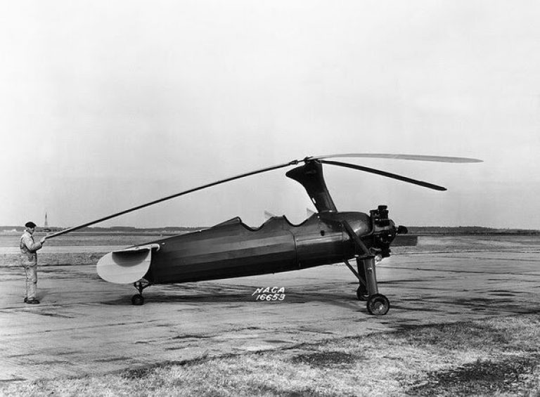  Модификация YG-1B на аэродроме Лэнгли (Kellett KD-1, наименование для армии).