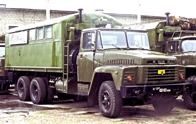  Мобильная мастерская МРБД на базе КрАЗ-250 с фургоном К-257 для ремонта блоков цилиндров