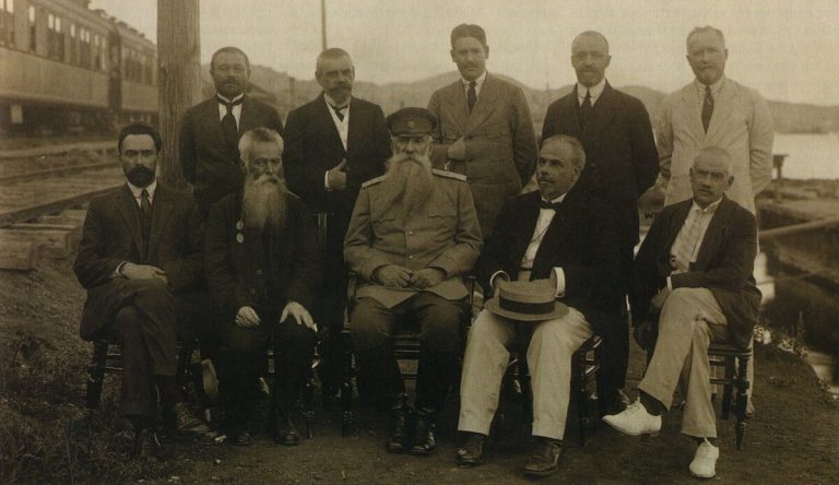       Хорват и его правительство, 1918 год.