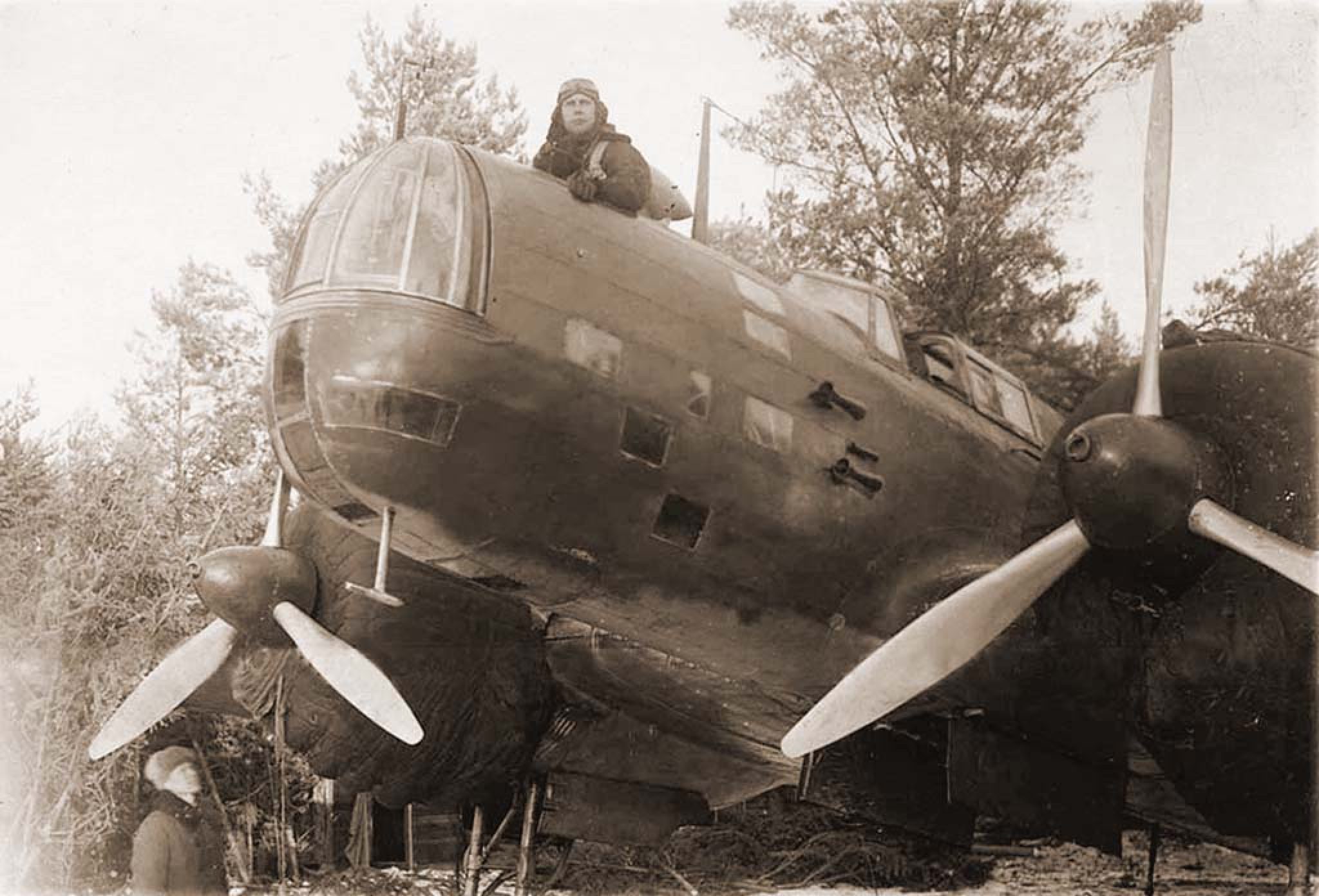 ДБ-3 бомбардировщик 1941