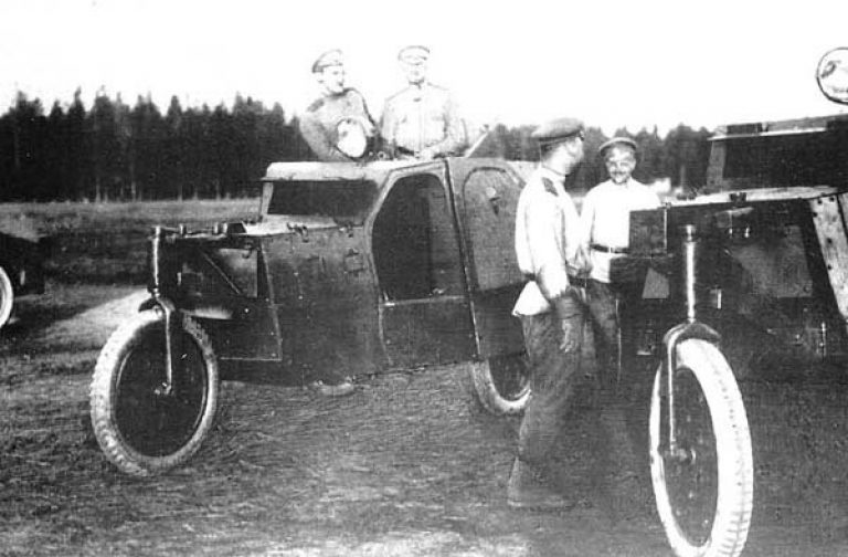 Русские бронеавтомобили Первой Мировой войны. Часть 4 Пулеметная «Трёхколёска» генерала Филатова. 1915