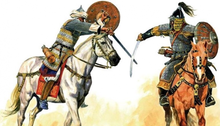  Сельджукский и монгольский воины (gramho.com)