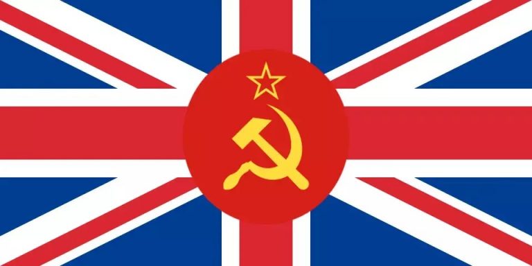 Флаг Коммунистической партии Британии. Источник фото: ukip.org