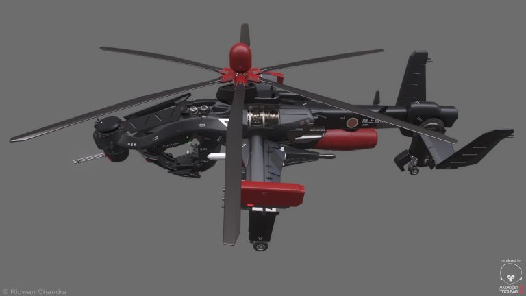 Каким станет японский ударный вертолёт ближайшего будущего. AT-C97-08 Fuujin (Фуюджин)