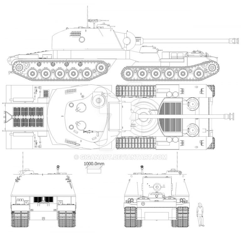 Американский тяжёлый танк М10А1.