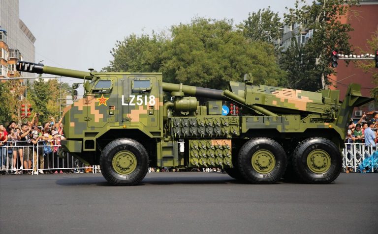 155-мм PLC-181 является одной из многих созданных колёсных САУ в Китае в начале этого века