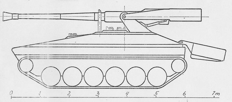  Общий вид танка UDES 18