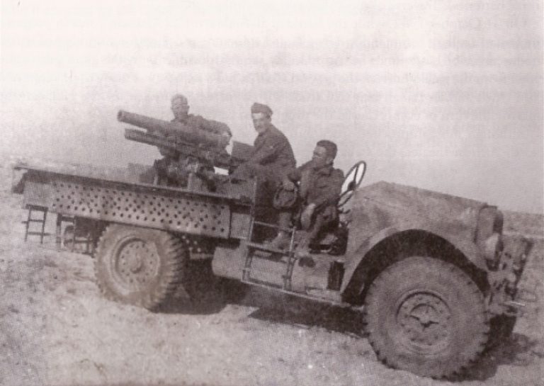 Орудие 14-й группы 136-го артполка. Тунис, 1943 год. Riccio R., Pignato N. Italian Truck-Mouted Artillery. – Squadron/Signal Publications, 2010