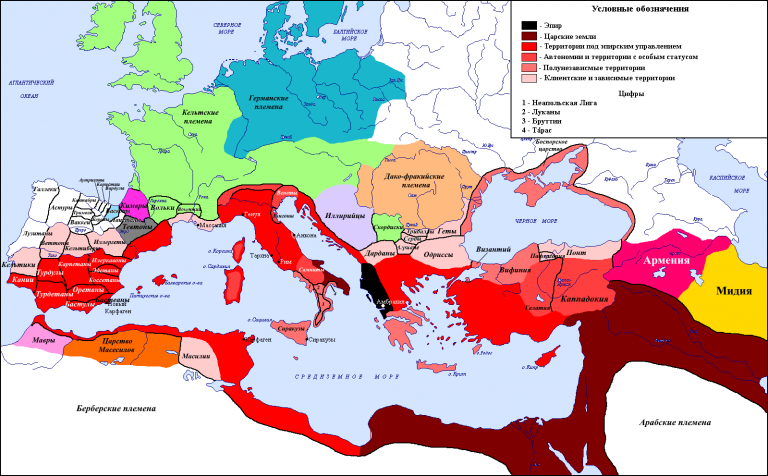 Карта великого Эпира или наследник империи Александра Великого