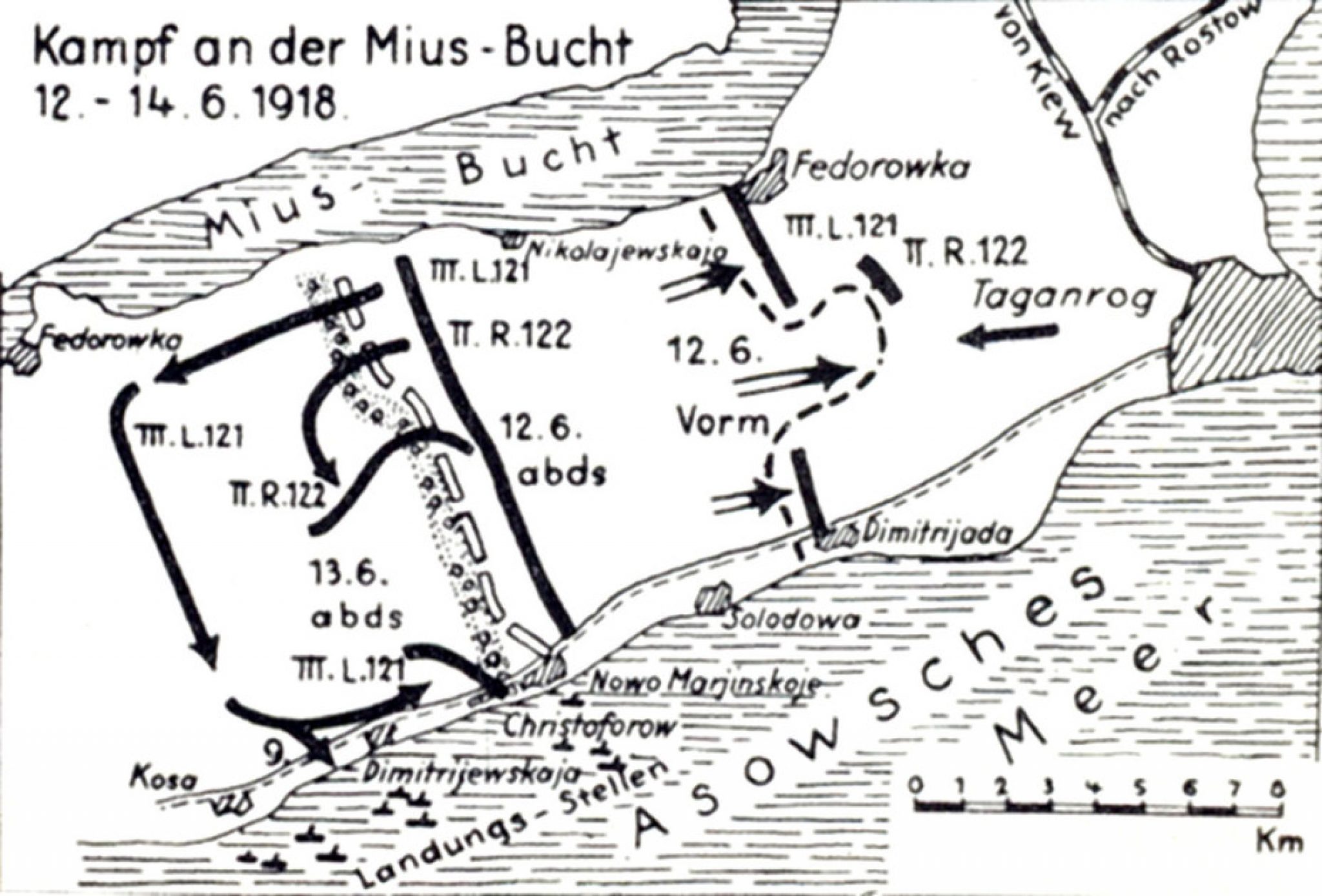 Карта миус фронта 1943 год оригинал