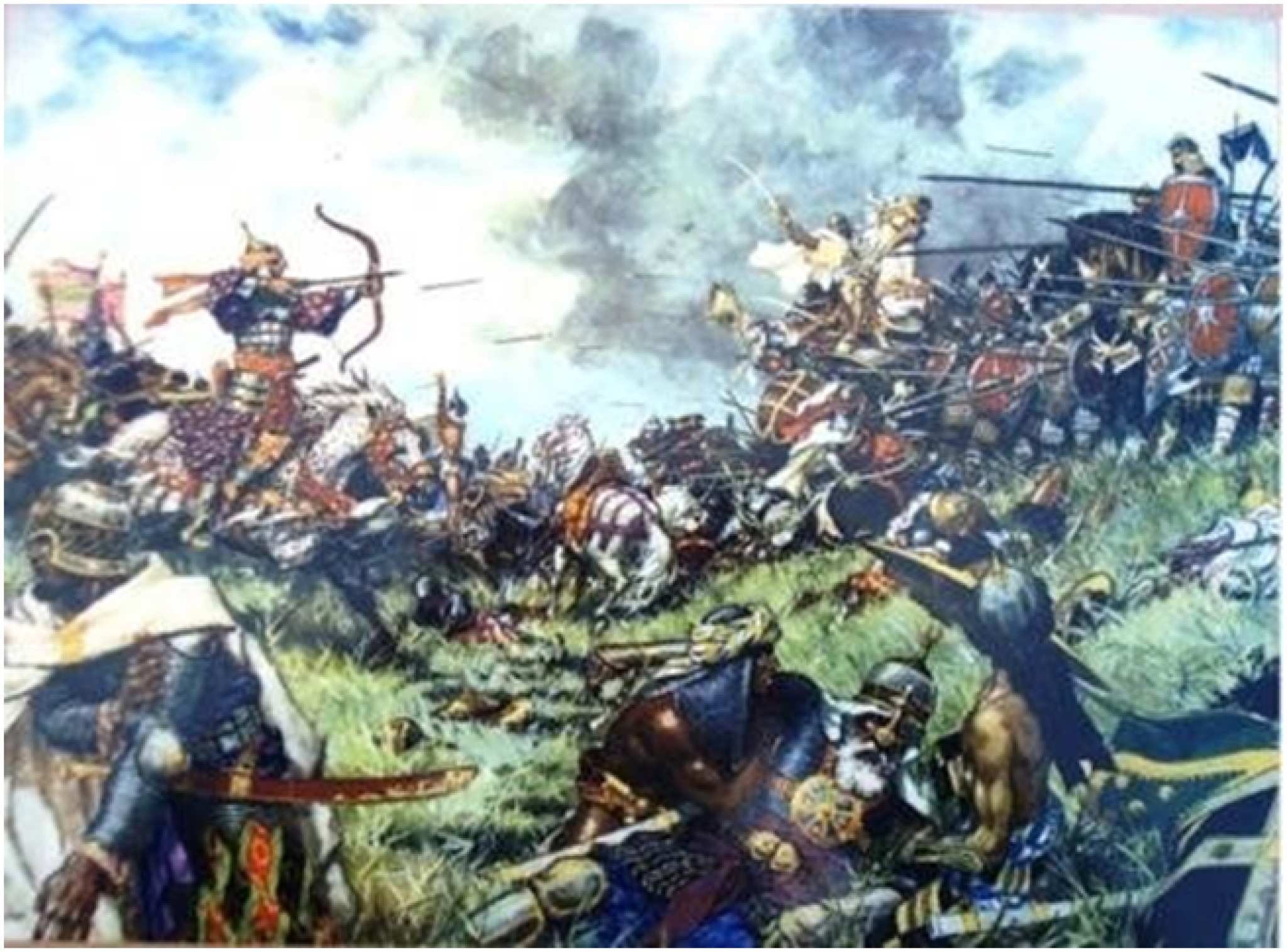 Сокрушительное поражение персов случилось. Битва при Пуатье 732. Битва при Пуатье 732 арт.