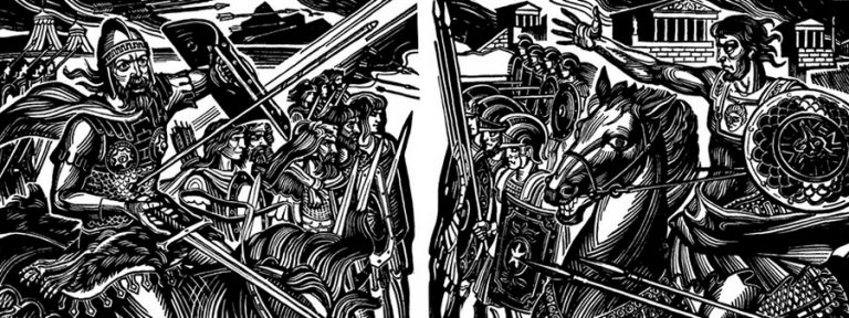 Иллюстрация к роману писателя Теодора Парницкого «Аэций – последний римлянин»