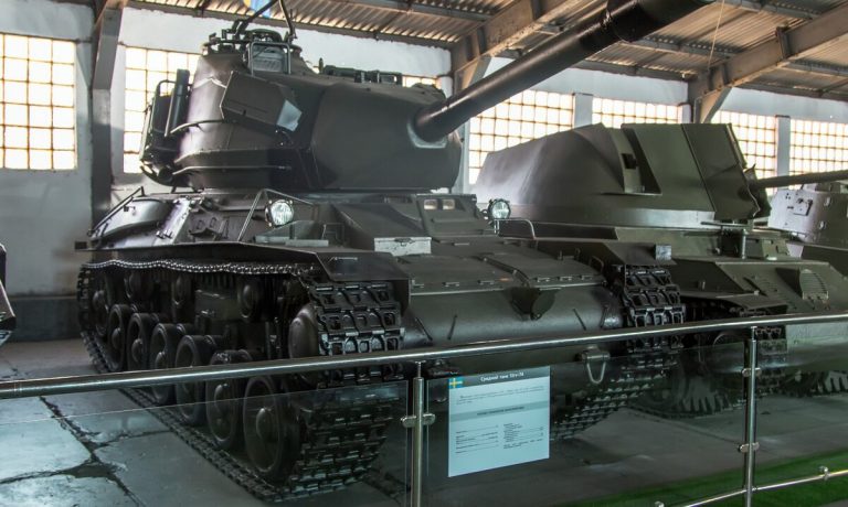 Шведский танк Stridsvagn 74 в музее г. Кубинка. Автор: Mike1979 Russia. Источник изображения: commons.wikimedia.org
