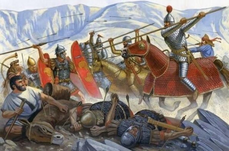 Атака Пальмиских катафрактов в битве при Антиохие