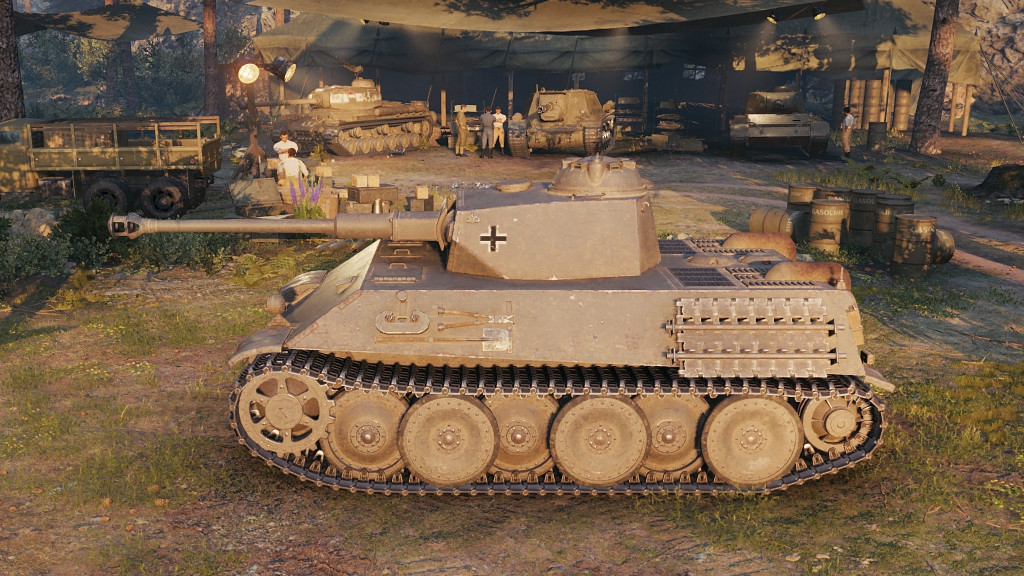 Проект среднего танка Krupp VK 2801. Германия