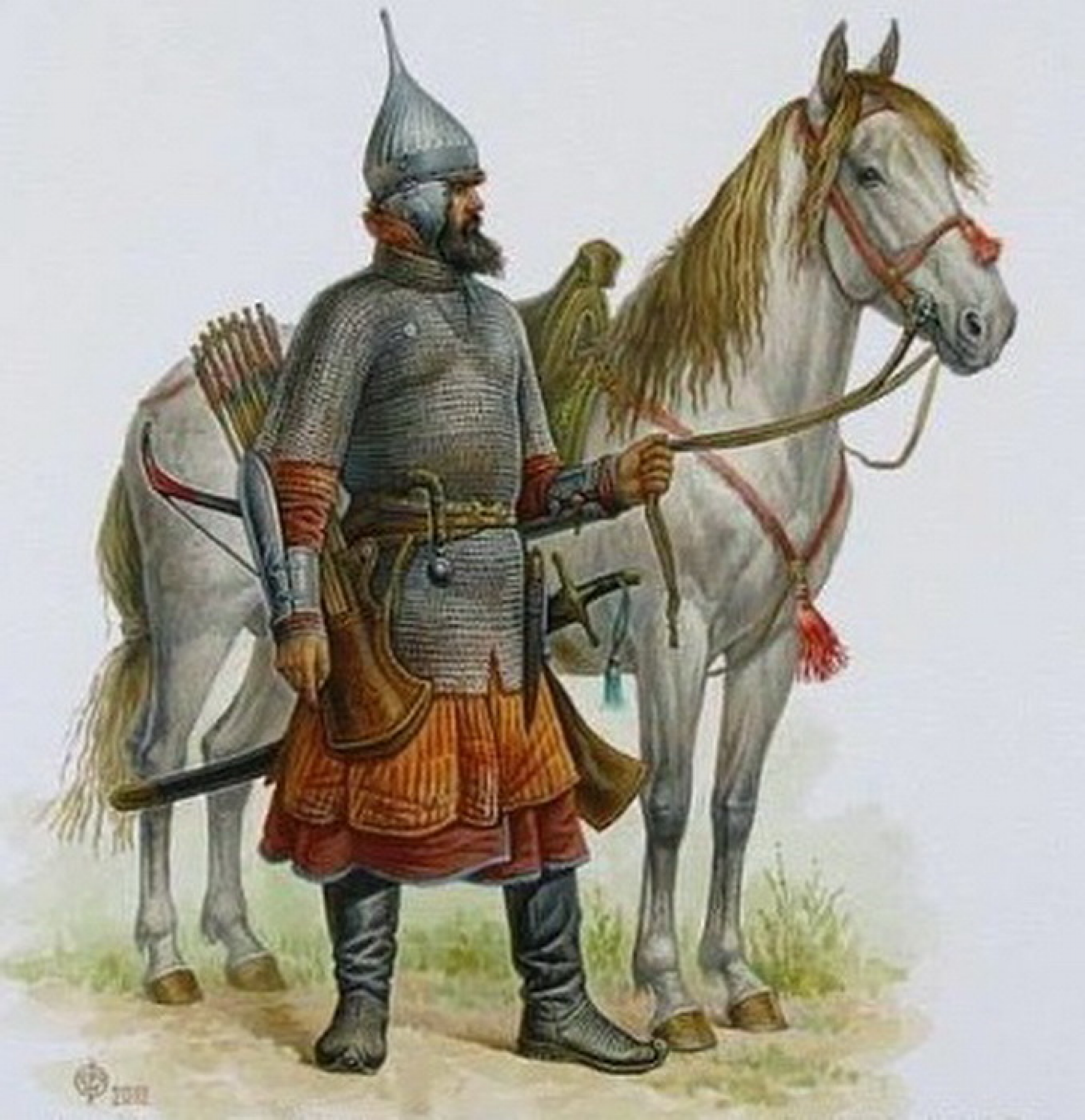 Боевые холопы. Поместная конница 16 век. Поместная конница Ивана Грозного.