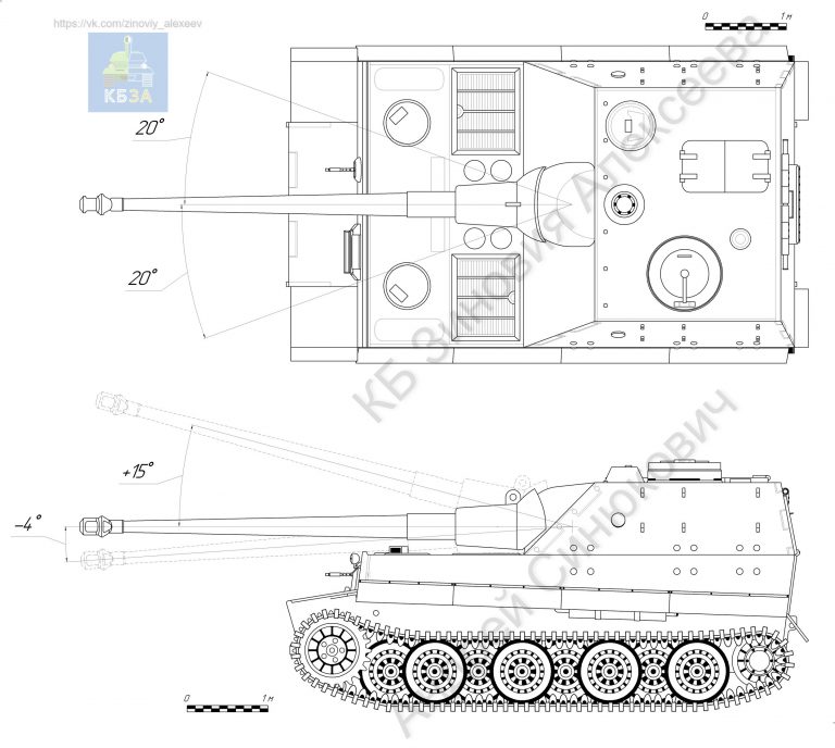 10.5 cm PaK L/68 Panzerjäger Tiger (H). "Фердинанд" на базе Tiger I