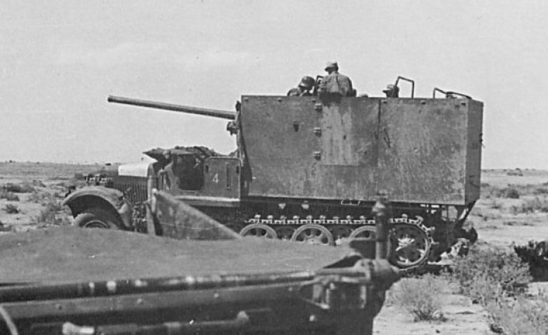 Sd.Kfz. 6/3 на огневой позиции tanks-encyclopedia.com