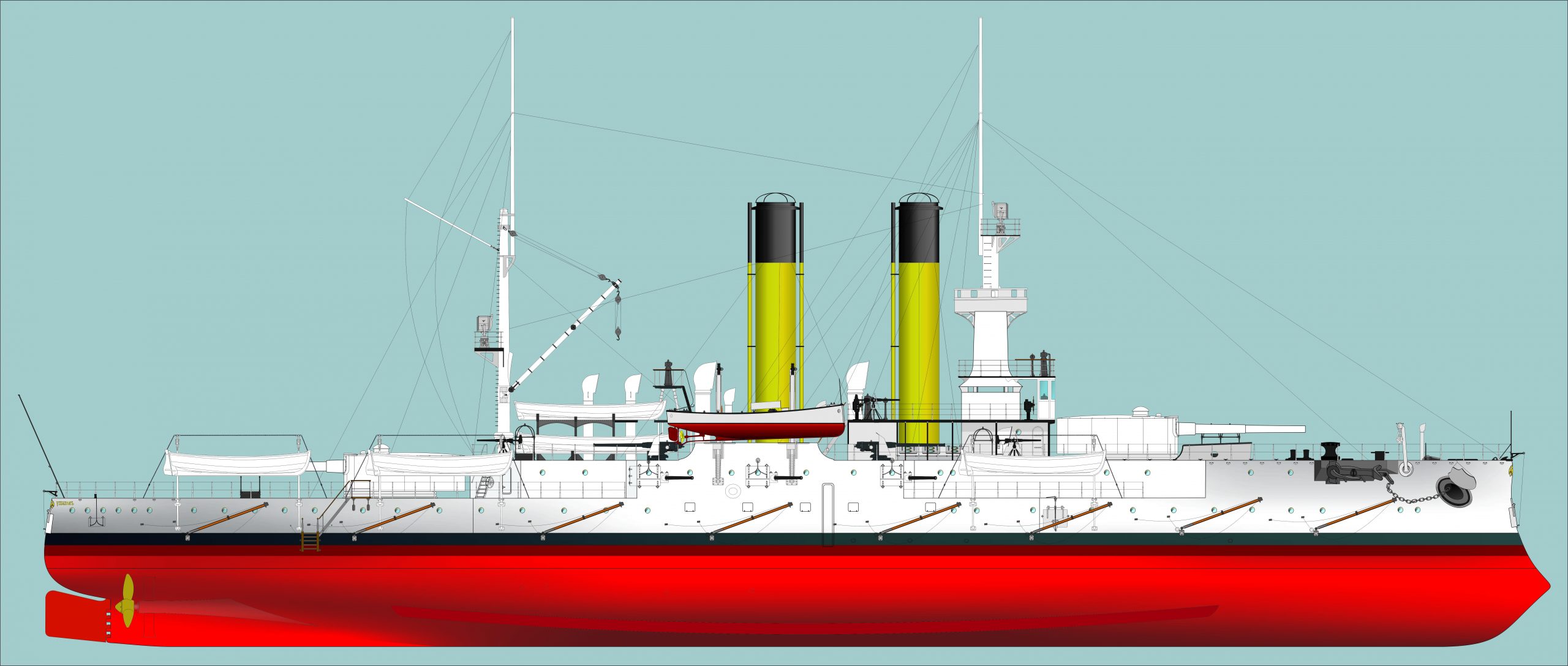 Крейсера 2 ранга типа Адмирал Бутаков. 5 единиц АИ