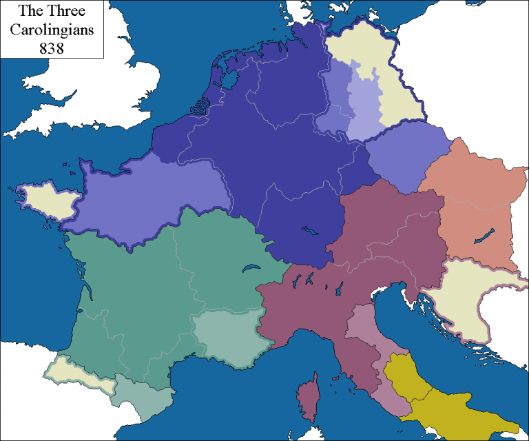    Карта Западной Европы по итогам Орлеанского мира