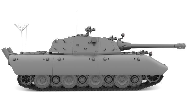 Призрачная мощь Третьего Рейха. Часть 1. Каким мог стать сверхтяжёлый танк Е-100 с башней Шмальтурм