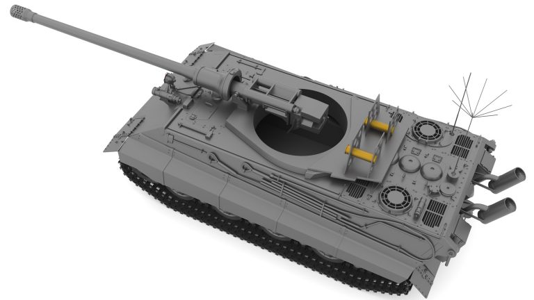 Призрачная мощь Третьего Рейха. Часть 2. E-75 Night Hunter 12,8 cm KwK 44/L55