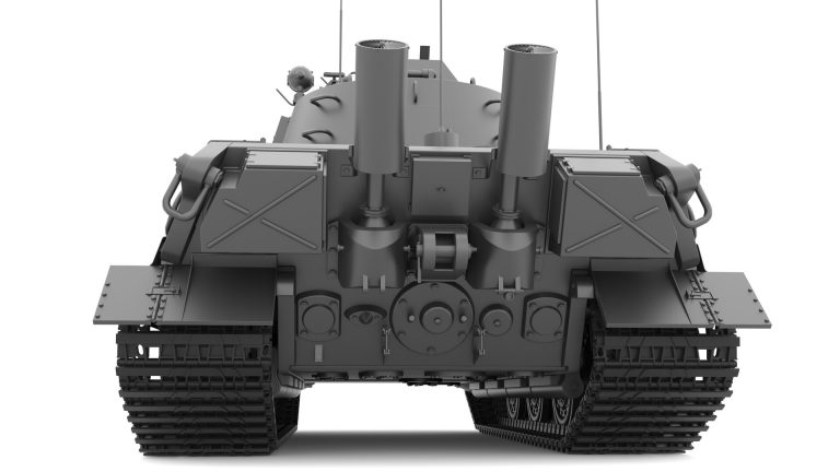 Призрачная мощь Третьего Рейха. Часть 3. «Металлорезка» по-немецки. ЗСУ E-75 30 mm Gatling Tank