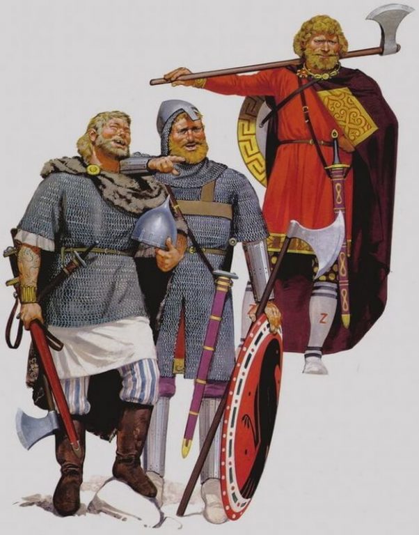   Варяжская гвардия византийских императоров.