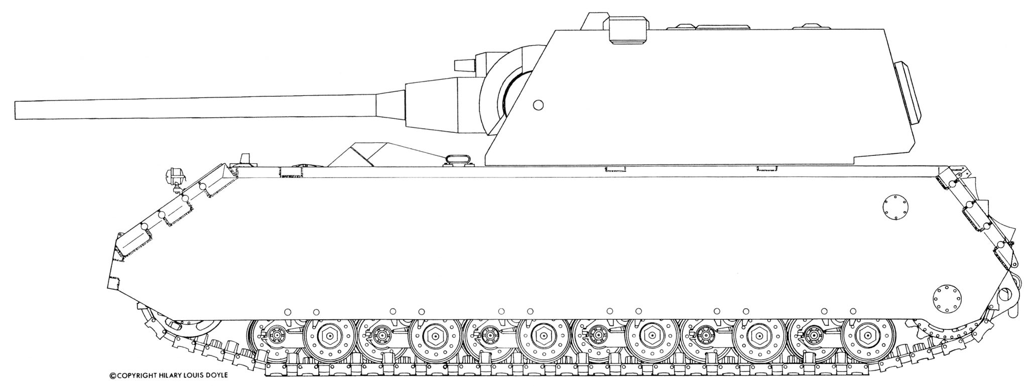 Рисунок танка е 100