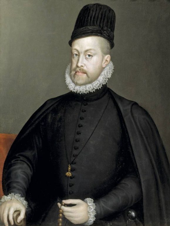  Алонсо Санчес Коэльо. Портрет Филиппа II c чётками