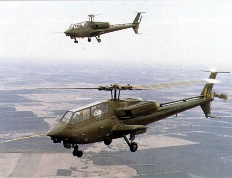 Опытный боевой вертолет Bell YAH-63. США