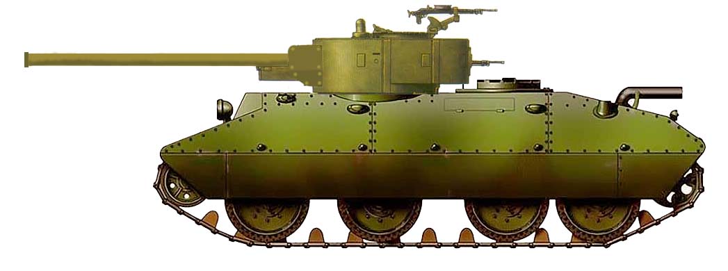 Альтернативный советский лёгкий танк «ЛТ-57» из мира Единой Африки.