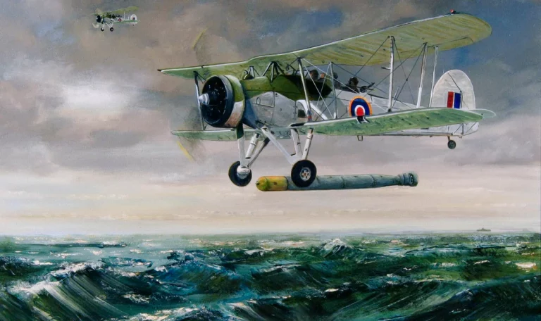 Торпедоносец Fairey Swordfish. Британская "авоська" против линкоров фюрера и дуче