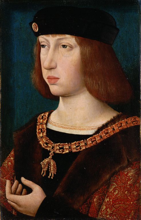  Герцог Бургундии Филипп IV. На картине он изображён как раз в том возрасте в котором он погиб