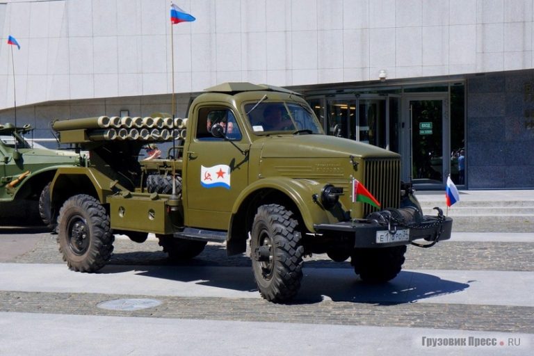 БМ-14-16 на базе ГАЗ-63А