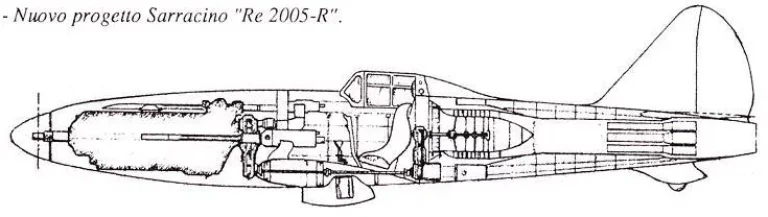       Схема силовой установки Re-2005R без дополнительного двигателя