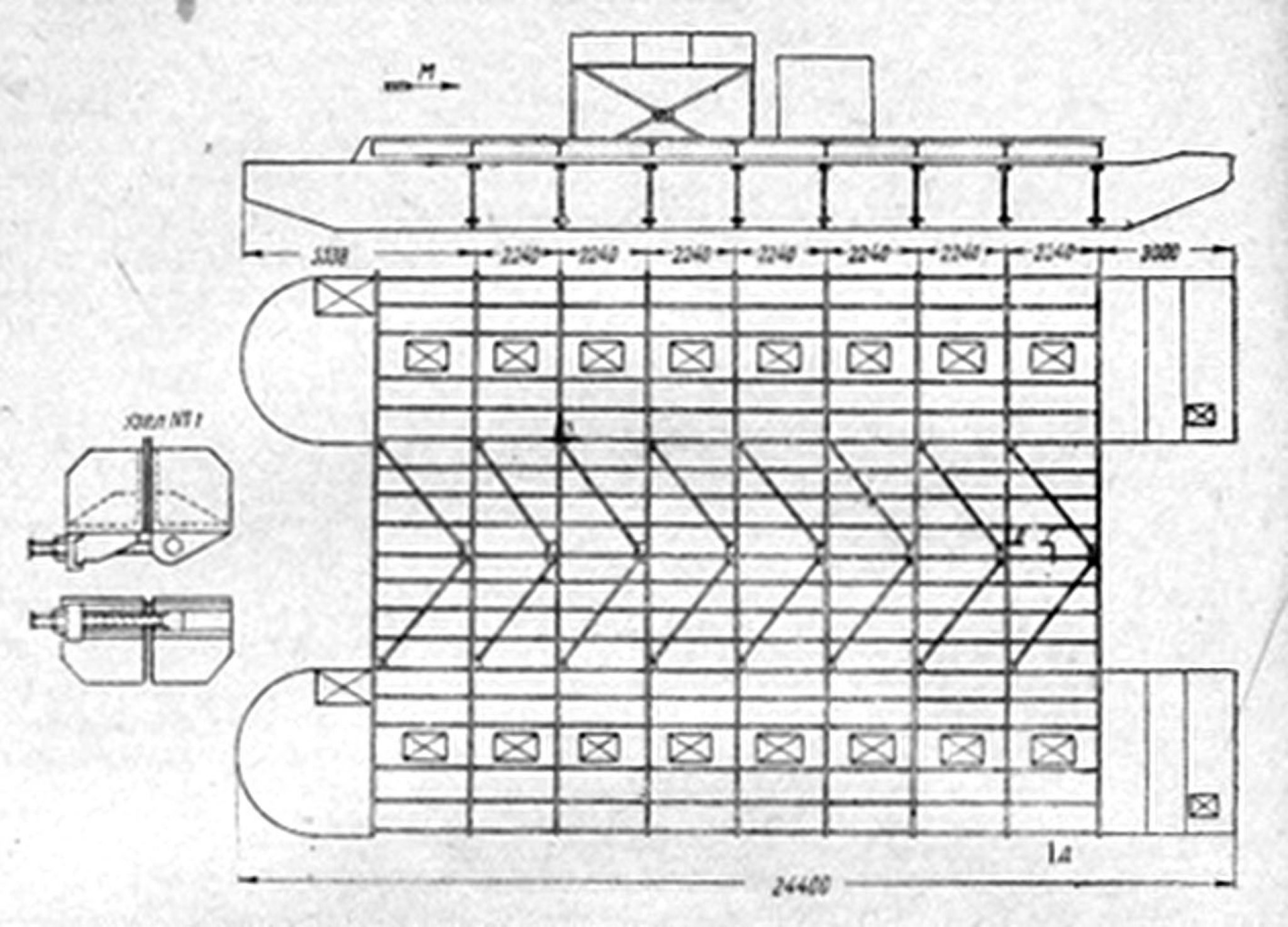 Паром конструкция. Паром Зибель чертеж. Зибель баржа чертеж. Паром Зибеля чертежи. Десантные паромы типа «Siebel» схема.