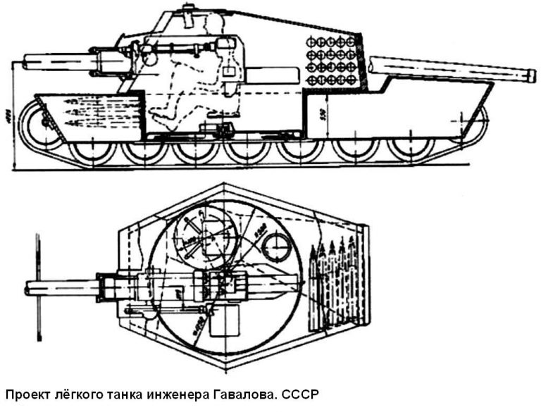Танк  Гавалова  как  основа  альтернативного   Т-50