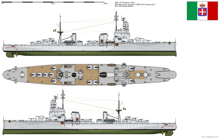 Крейсер ПВО для ВМФ Италии или как лучше модернизировать Альберто да Джуссано (Alberto di Giussano)