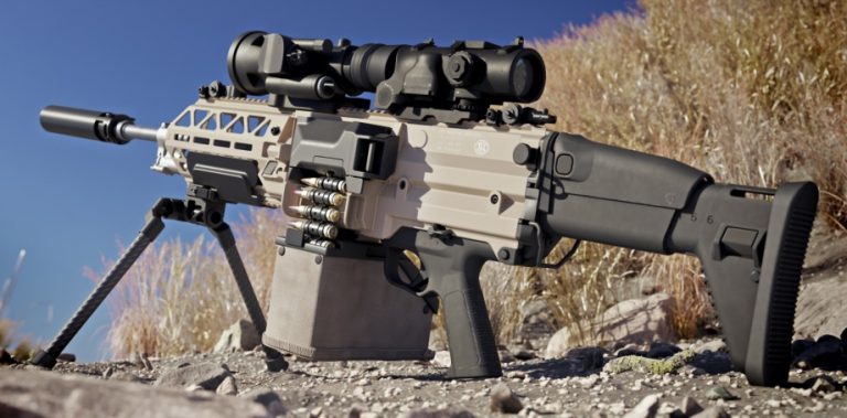  Новый "сверхлегкий" ручной пулемёт FN EVOLYS компании FN Herstal, предлагаемый в вариантах под патроны НАТО калибров 5,56 х 45 мм и 7,62 х 51 мм (с) FN Herstal