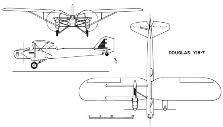 Схема Douglas Y1B-7