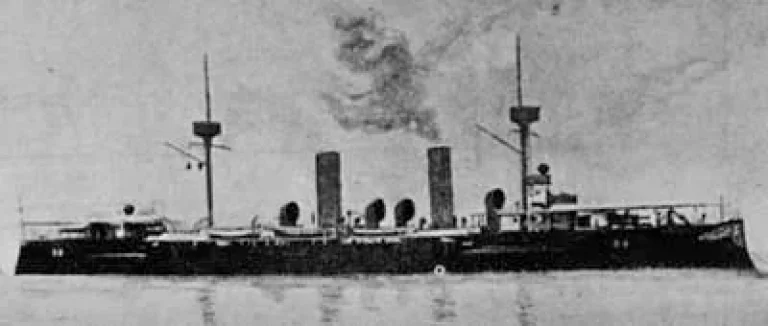 Крейсер в 1900 году