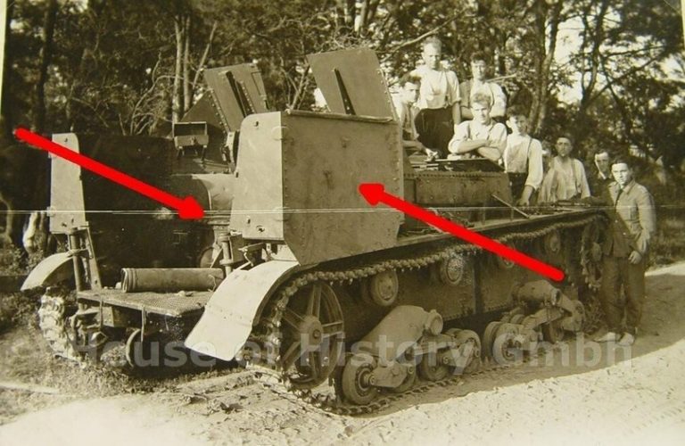  Затрофеенная немцами в 41-ом 122-мм СУ-5-2
